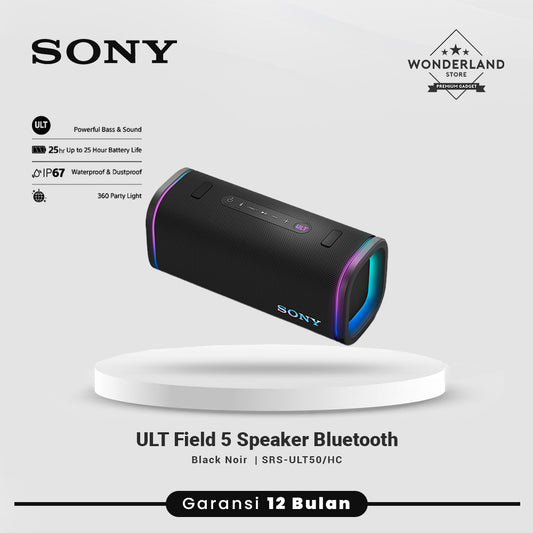 Sony ULT FIELD 5 Wireless Portable Bluetooth Speaker Waterproof IP67 360 Lighting