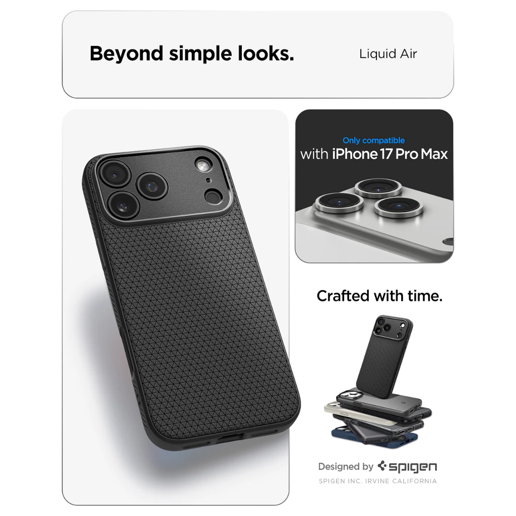 Spigen Case for iPhone 17 Series Liquid Air Softcase Anti Shock Slim Protection Casing