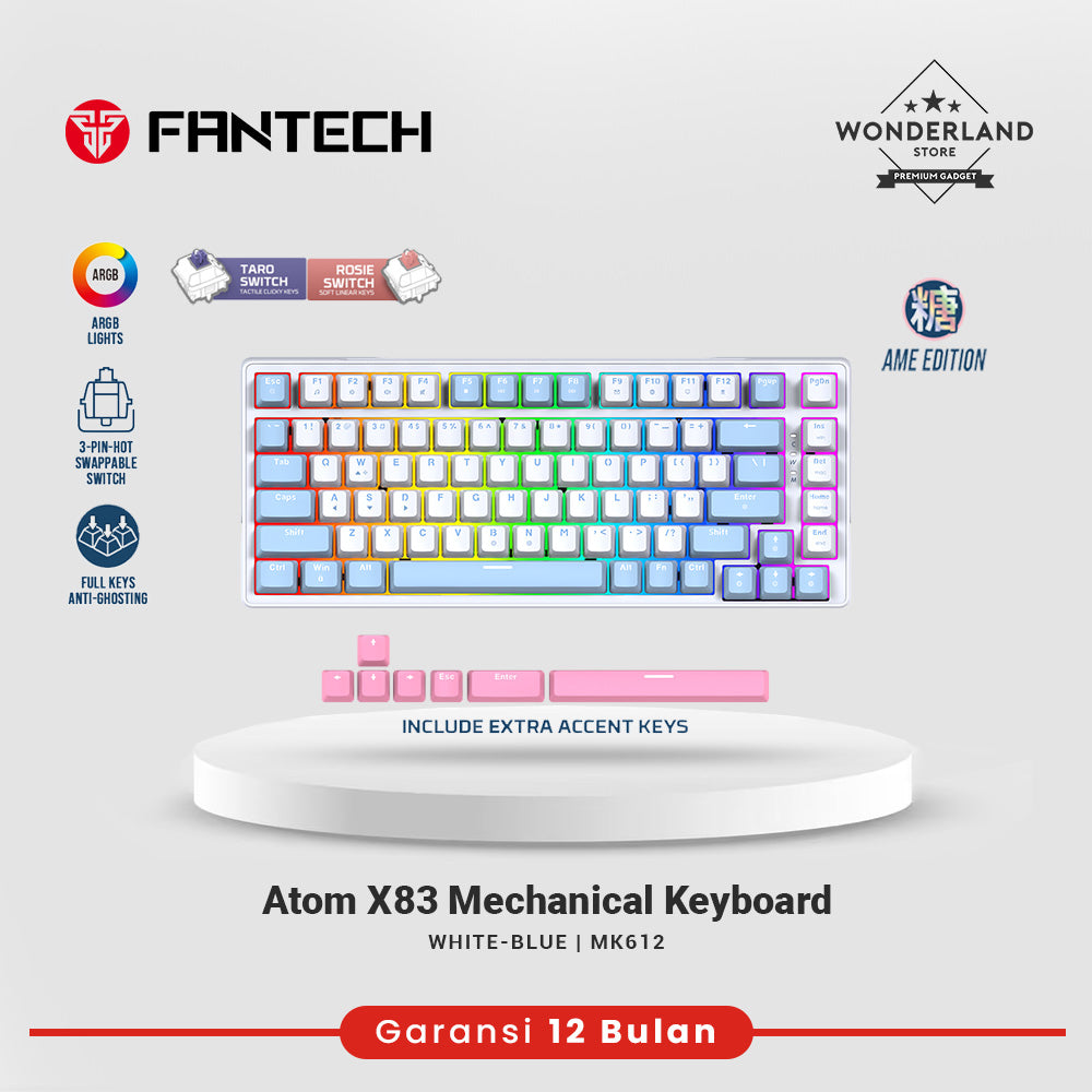 Fantech Atom X63 / X83 MK611 MK612 Wired Mechanical Gaming Keyboard Ame Edition