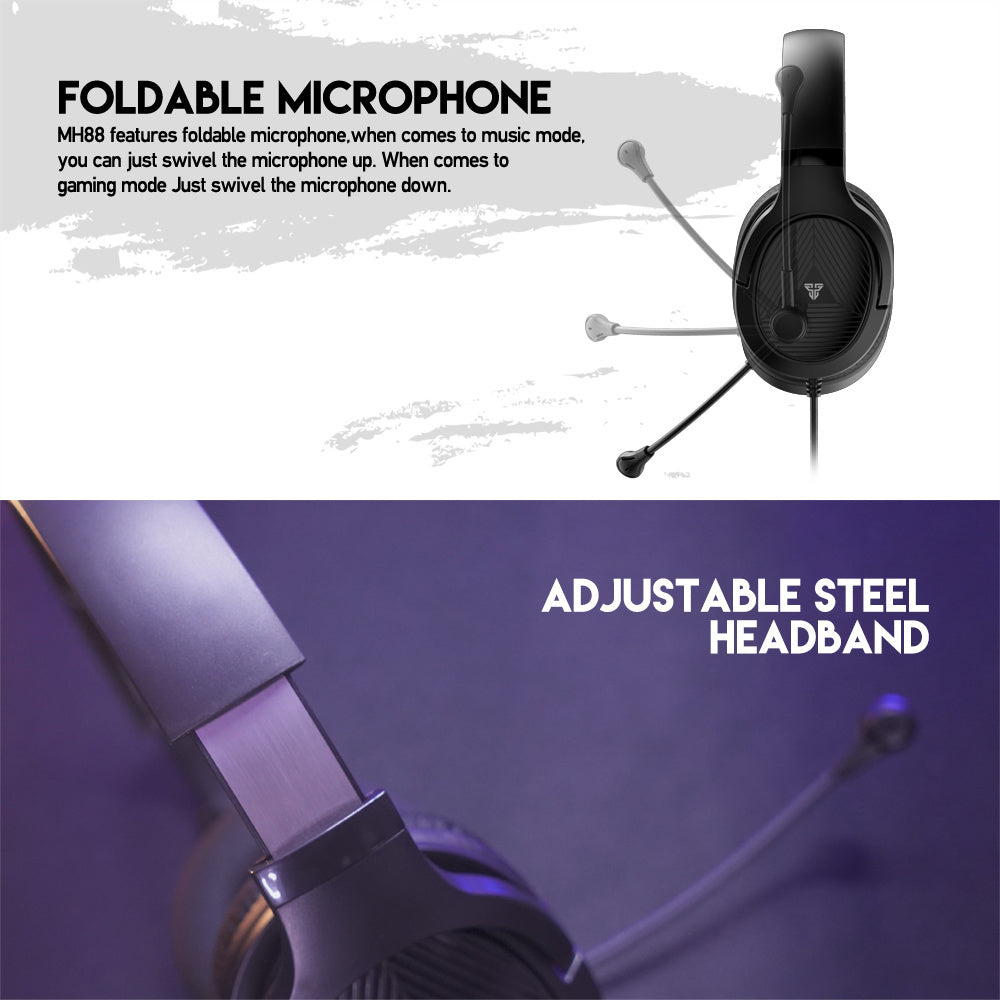 Fantech TRINITY MH88 Headset Gaming PC Kabel Super Bass Headphone 3.5mm Jack