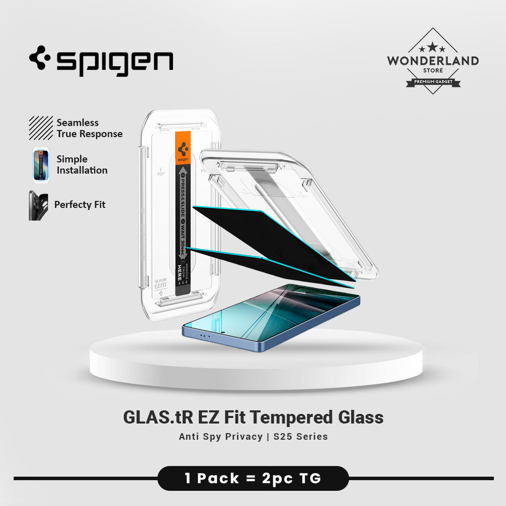 Spigen Tempered Glass Samsung Galaxy S25 Ultra Pro Max Air Spigen GlastR EZ Fit Pro HD Clear Privacy