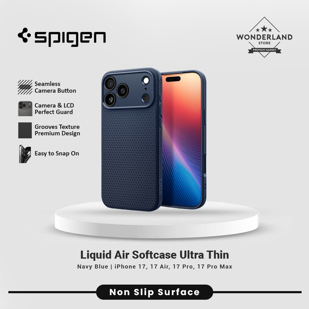 Spigen Case for iPhone 17 Series Liquid Air Softcase Anti Shock Slim Protection Casing