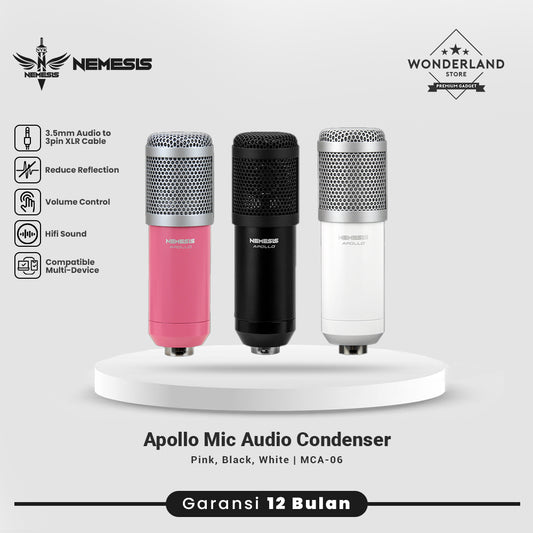 NYK Nemesis MCA-06 / MCA06 Apollo Condenser Microphone with Adjustable Stand