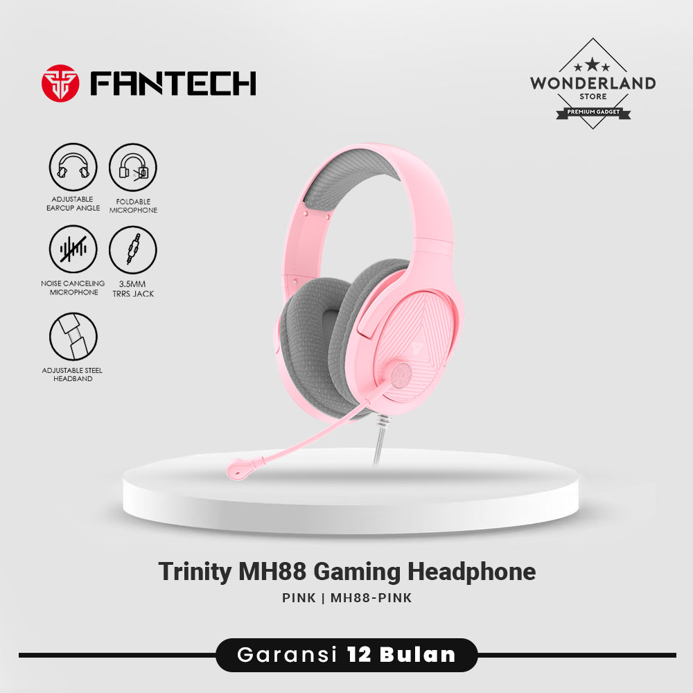 Fantech TRINITY MH88 Headset Gaming PC Kabel Super Bass Headphone 3.5mm Jack