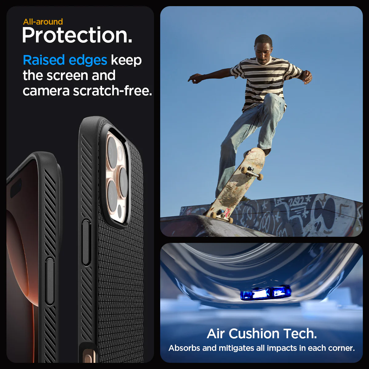 Spigen Case for iPhone 16 Series Liquid Air Softcase Ultra Slim Protection iPhone 16 Plus Pro Max