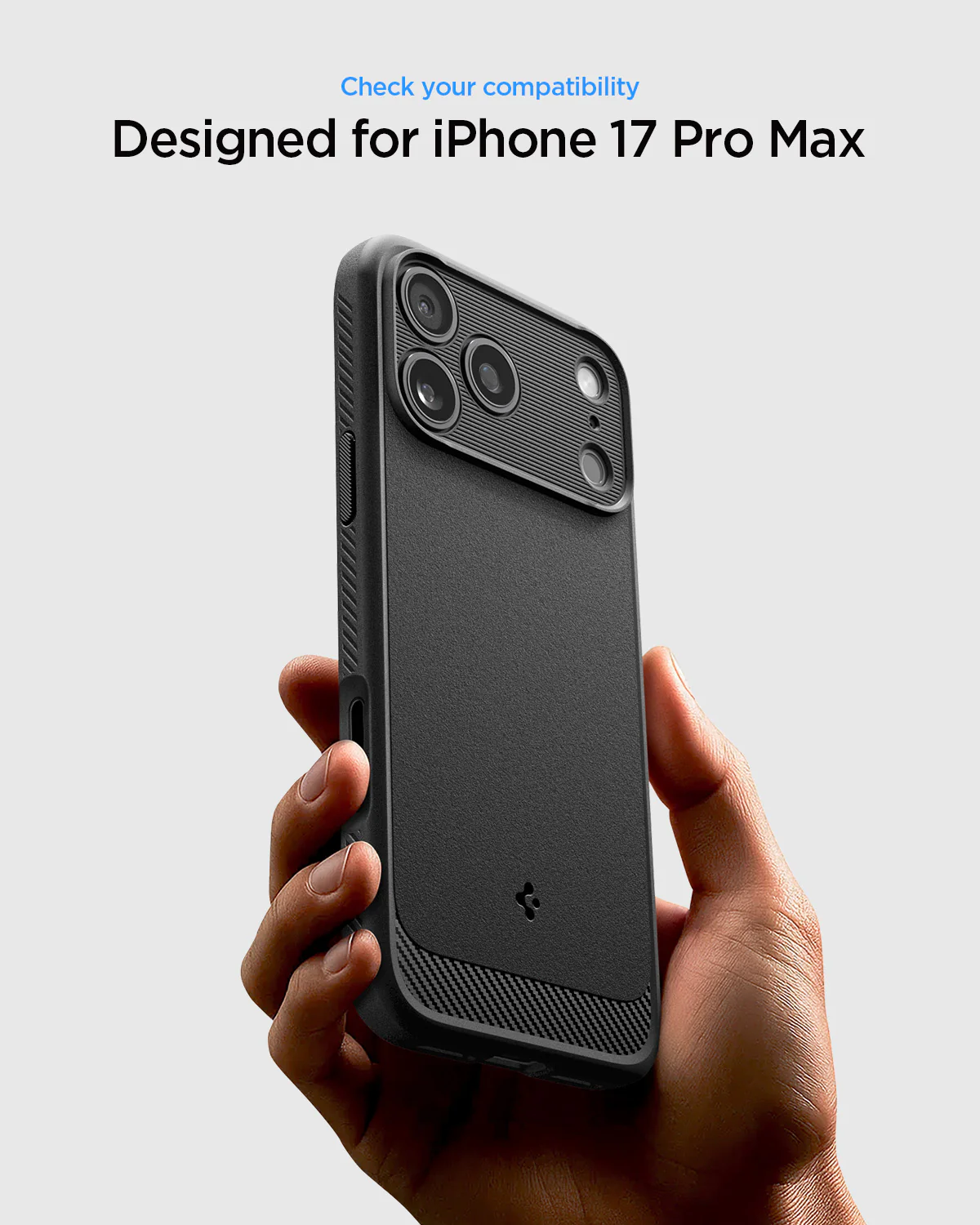 Spigen Case for iPhone 17 Series Rugged Armor MagFit Magsafe Case Carbon Anti Shock