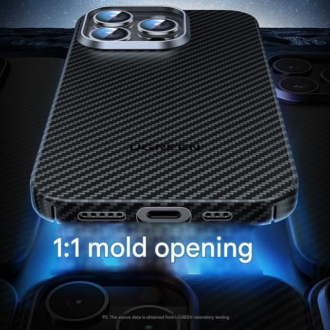 Ugreen Carbon Fiber Case Magsafe 600D Aramid for iPhone 16 Pro Pro Max Premium Case