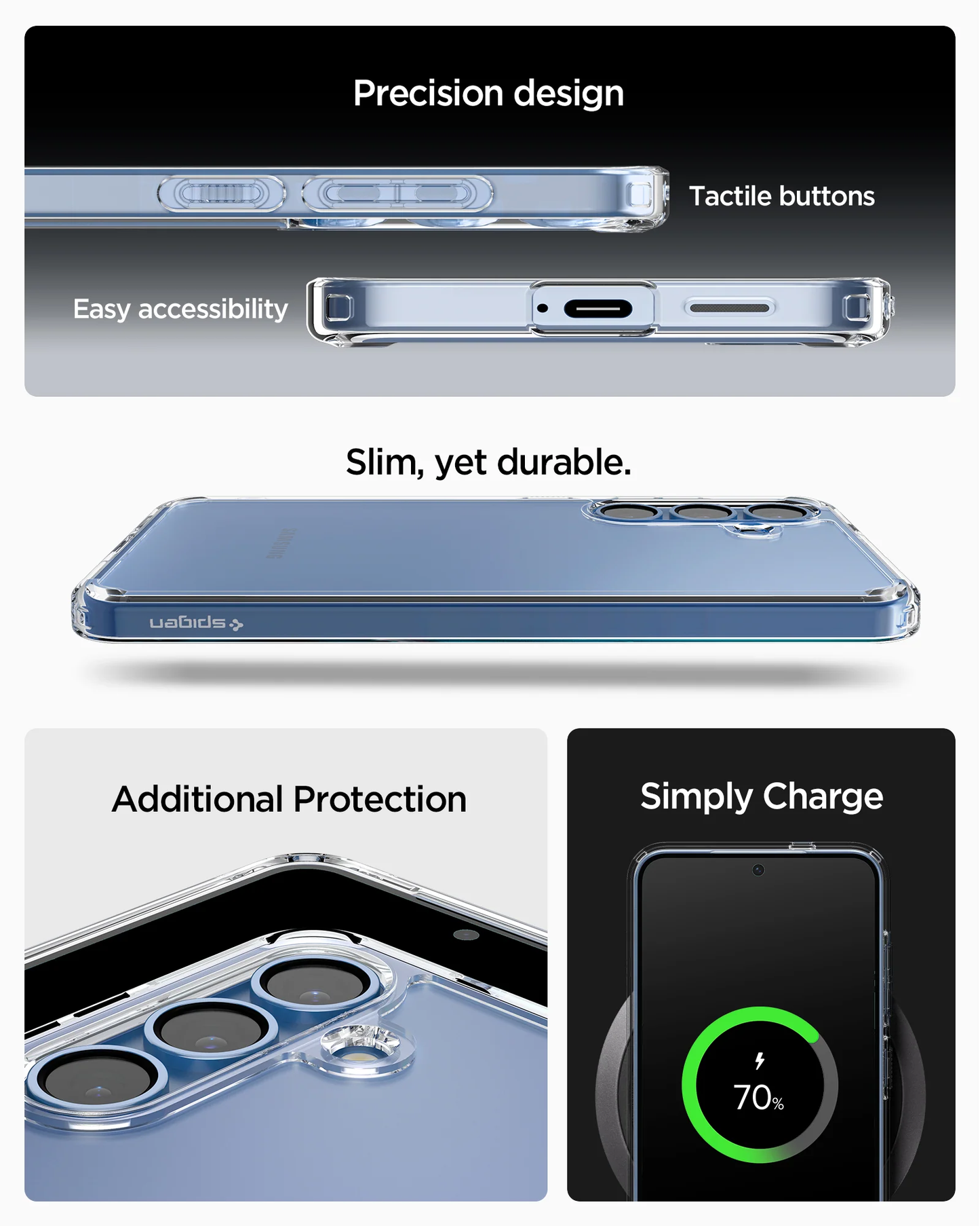 Case Samsung Galaxy S25 Ultra Plus Spigen Ultra Hybrid MagFit Anti Shock Crack Clear Casing