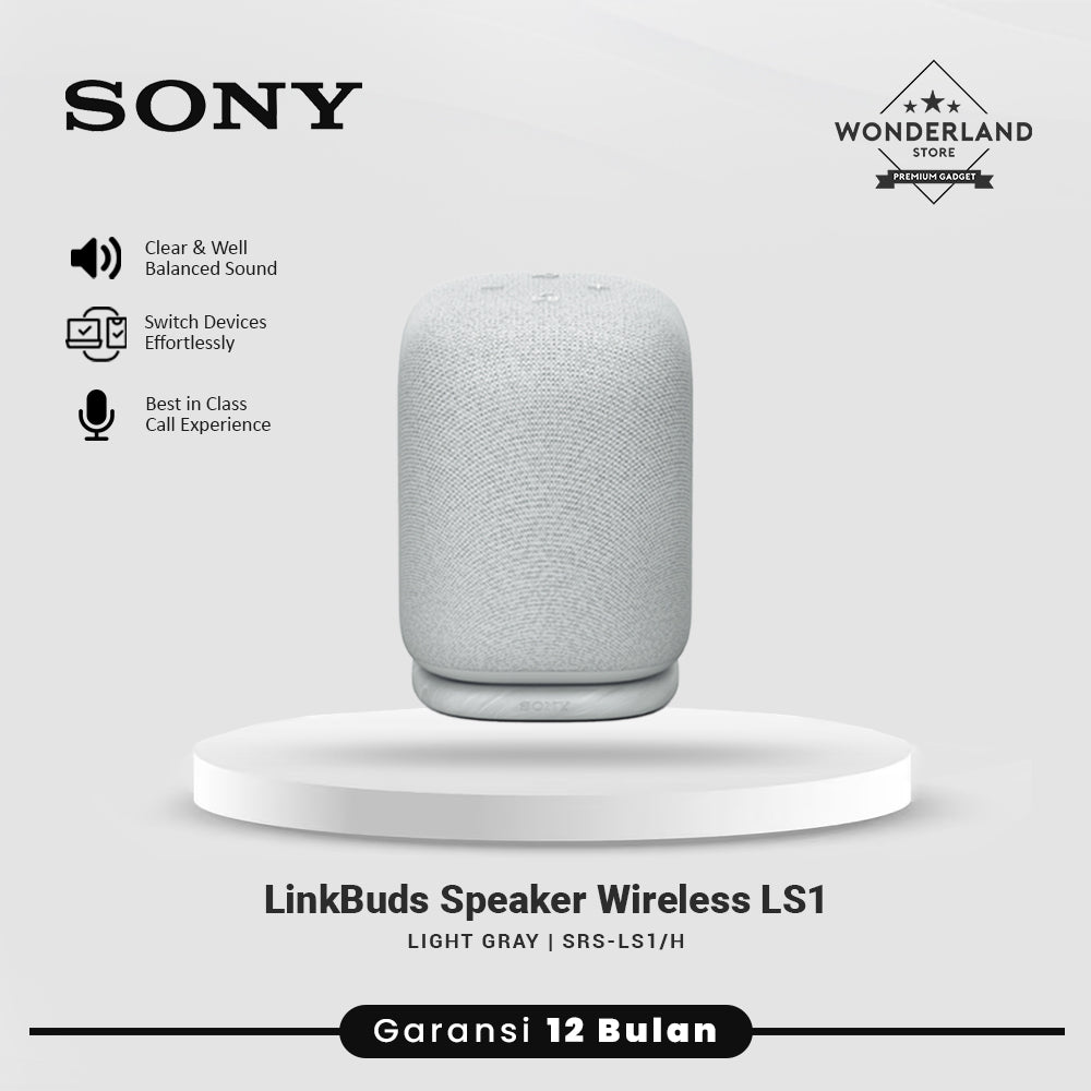 Sony LinkBuds LS1 Portable Wireless Speaker Balanced Sound Clear Call