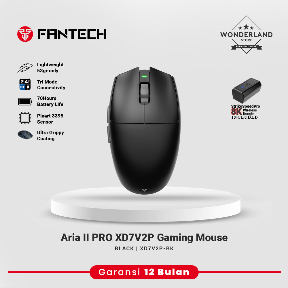 Fantech ARIA II XD7E XD7V2 XD7V2P 2nd Gen Mouse Gaming Rechargeable Bluetooth StrikeSpeedPro