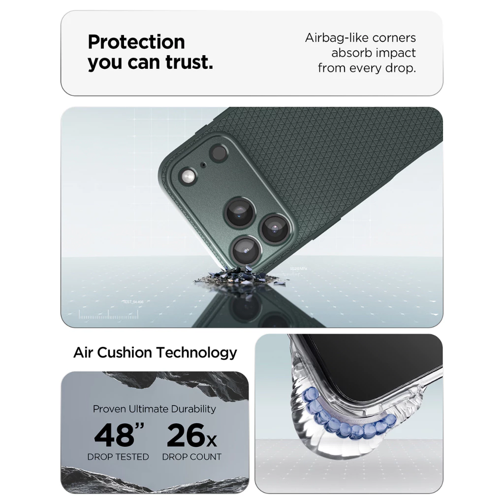 Spigen Case for iPhone 17 Series Liquid Air Softcase Anti Shock Slim Protection Casing