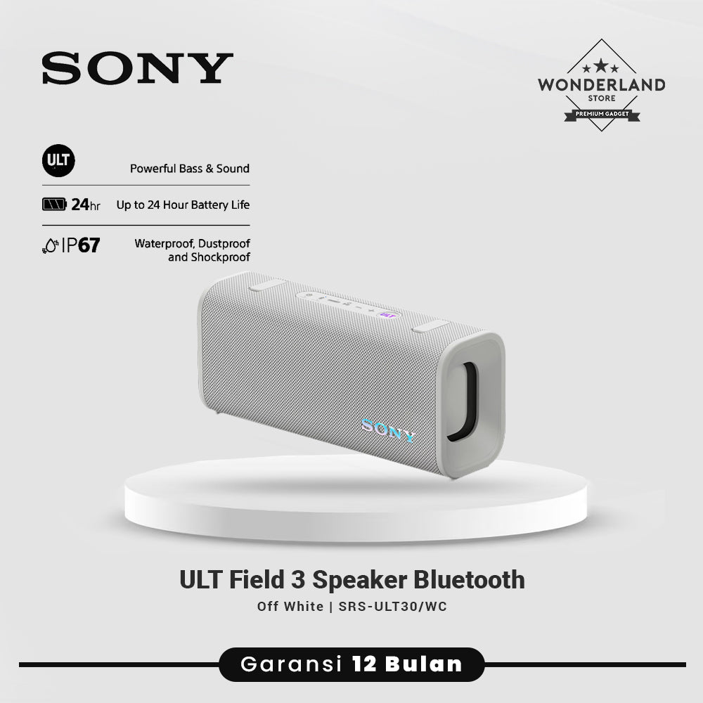 Sony ULT Field 3 Wireless Speaker Bluetooth 5.3 Bass Boost / SRS-ULT30 / SRSULT30