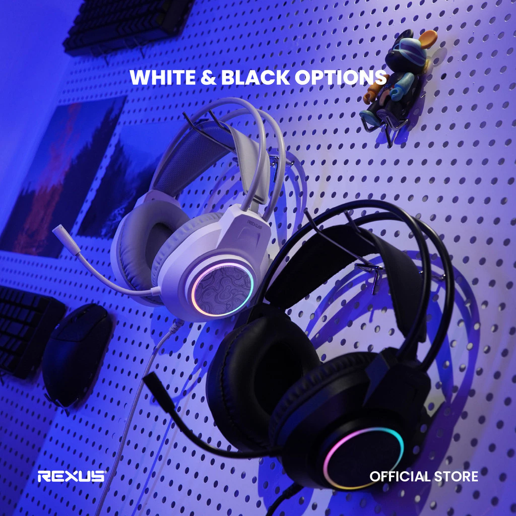Rexus Thundervox HX14 Headset Gaming RGB with 7.1 Surround Sound & USB A