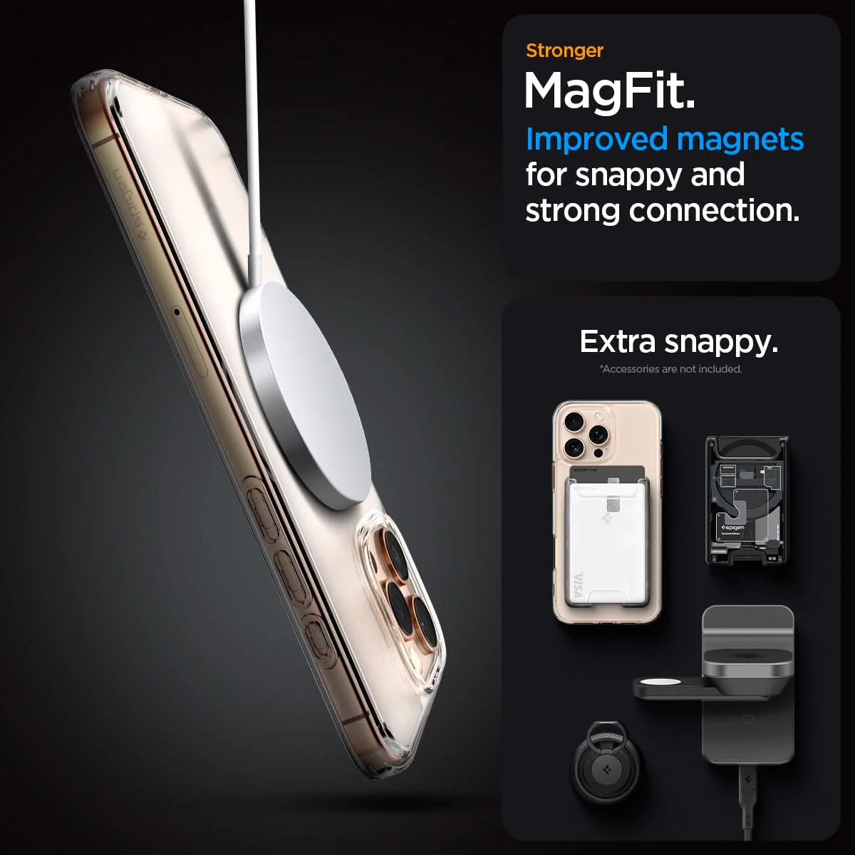 Spigen Case for iPhone 16 Pro Max Series Spigen Ultra Hybrid Neo One MagFit MagSafe Anti Shock