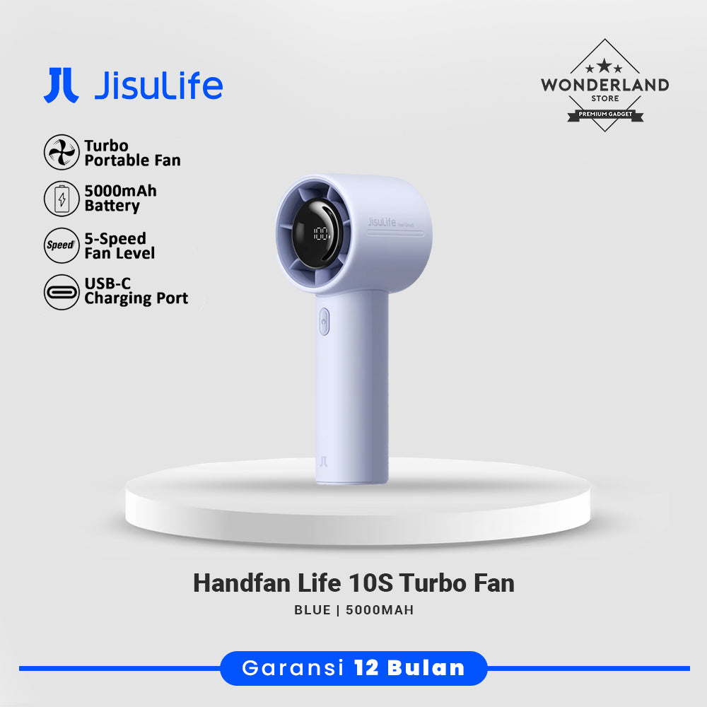 Jisulife Life10 5S / Life 10 HandFan 5000mAh Kipas Tangan Mini Handheld Fan
