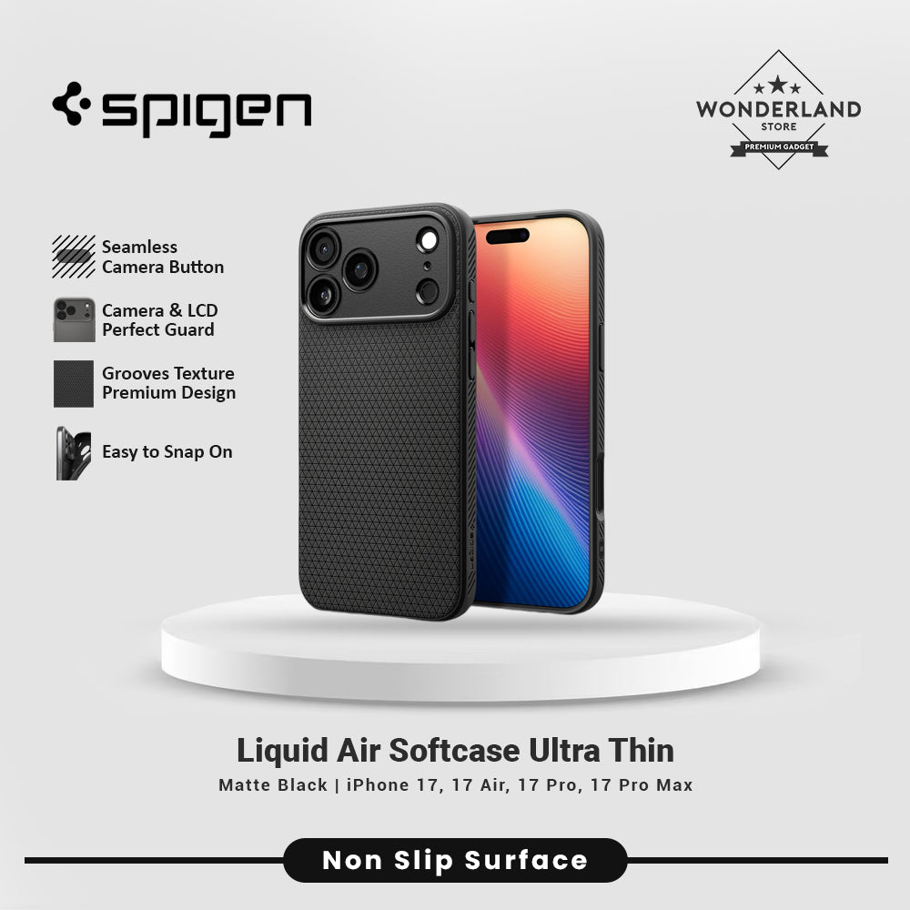 Spigen Case for iPhone 17 Series Liquid Air Softcase Anti Shock Slim Protection Casing