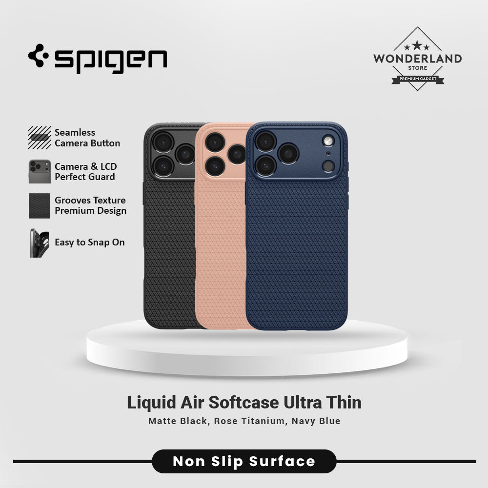 Spigen Case for iPhone 17 Series Liquid Air Softcase Anti Shock Slim Protection Casing