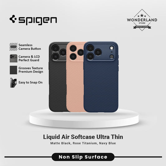 Spigen Case for iPhone 17 Series Liquid Air Softcase Anti Shock Slim Protection Casing