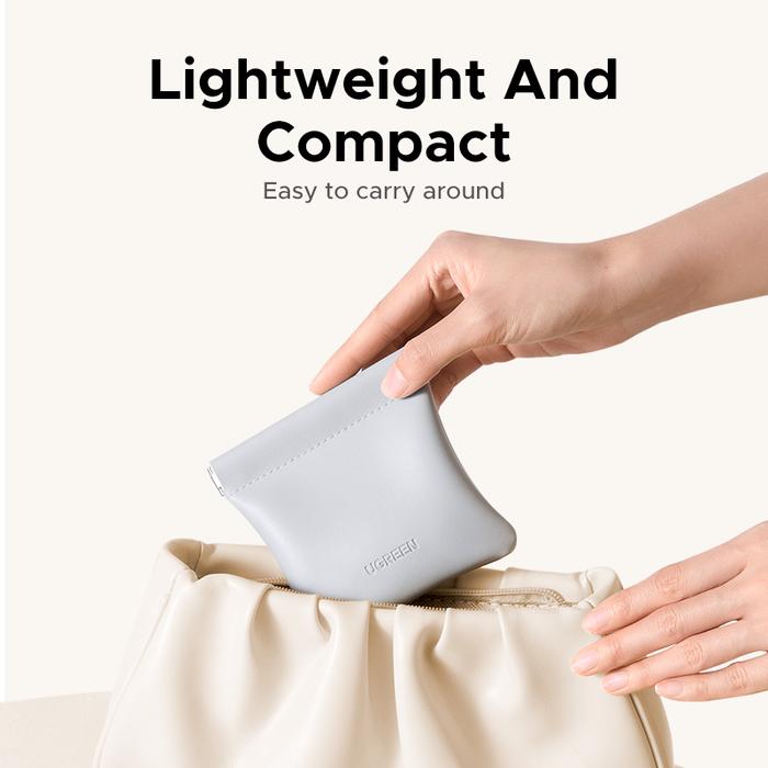 Ugreen Magnetic Pouch Earphone Storage Bag Waterproof Tas TWS Kabel Charger