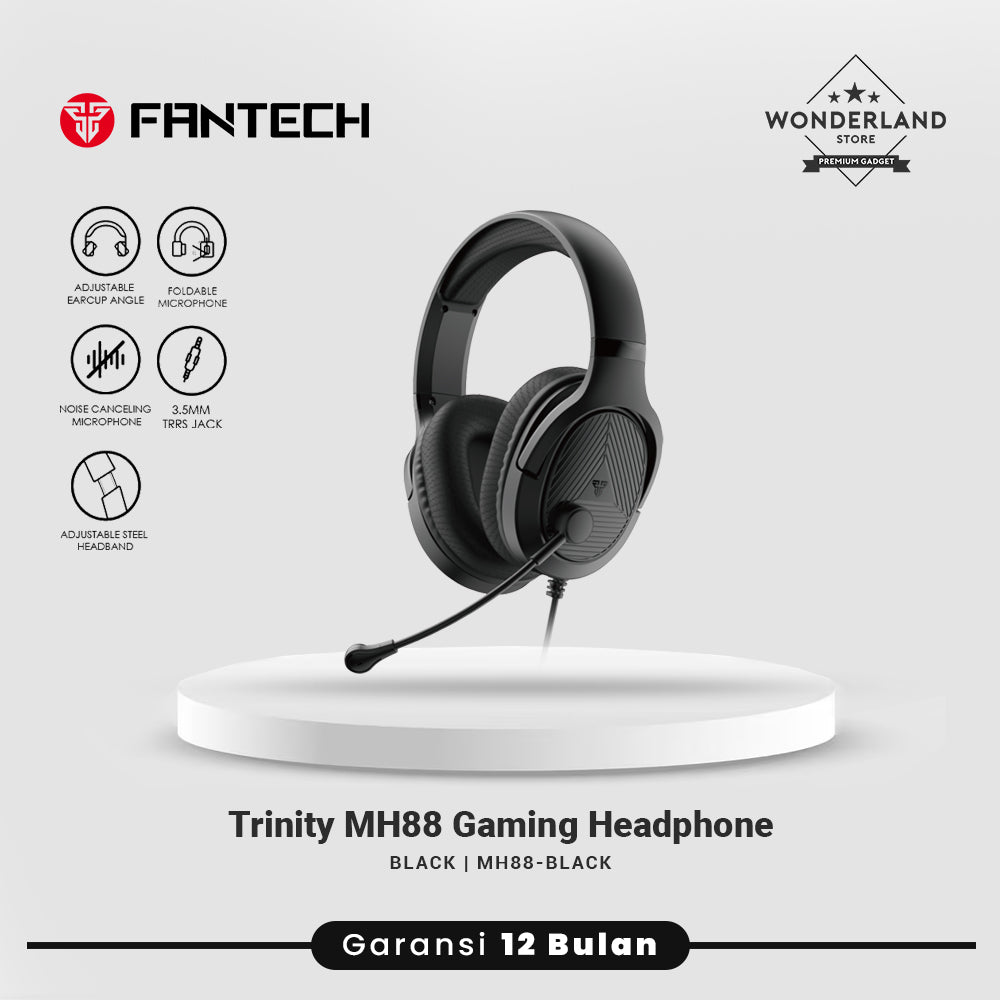 Fantech TRINITY MH88 Headset Gaming PC Kabel Super Bass Headphone 3.5mm Jack