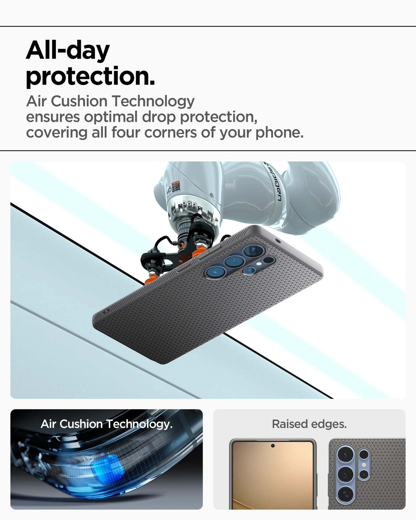 Case for Samsung Galaxy S25 Ultra Plus Edge Spigen Liquid Air SoftCase for Casing S25 Ultra