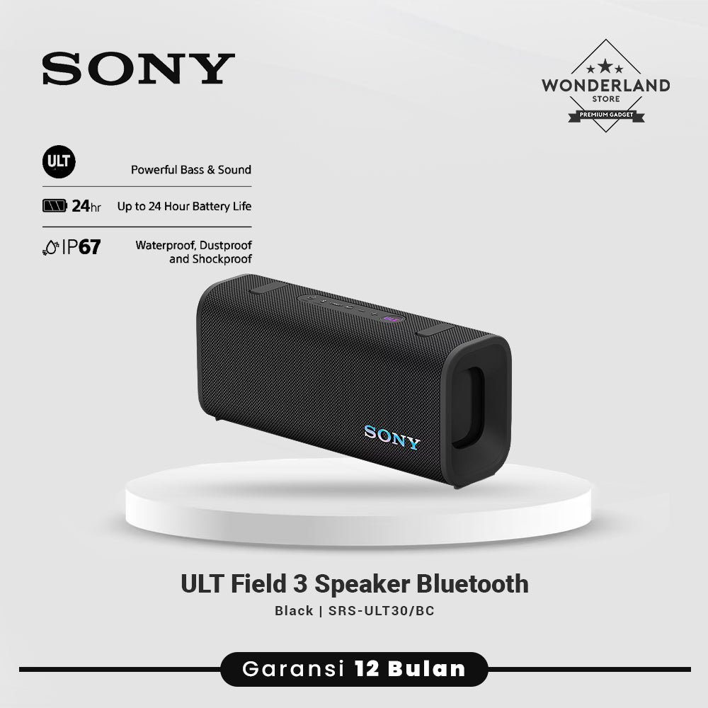 Sony ULT Field 3 Wireless Speaker Bluetooth 5.3 Bass Boost / SRS-ULT30 / SRSULT30