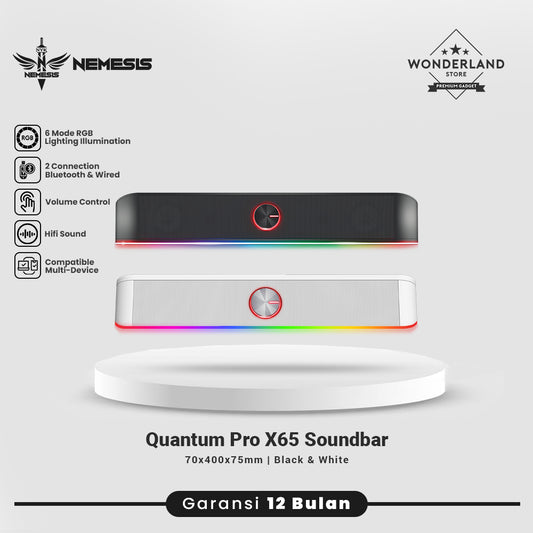 NYK Nemesis Quantum X65 Pro / X-65 Pro Quantum Soundbar Gaming Speaker RGB