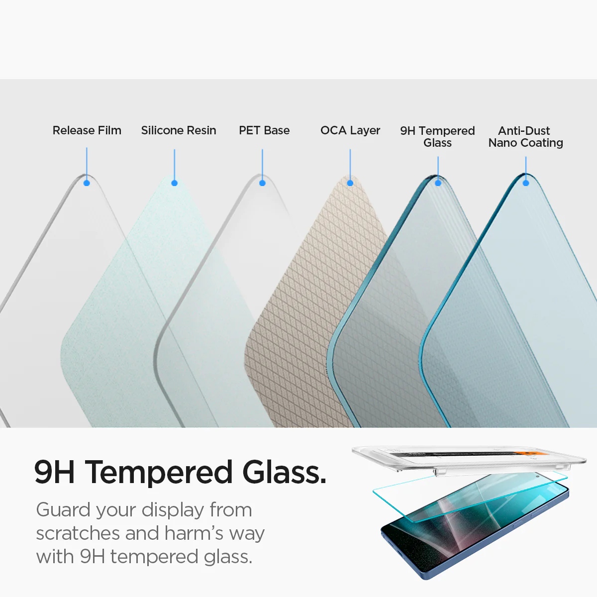 Spigen Tempered Glass Samsung Galaxy S25 Ultra Pro Max Air Spigen GlastR EZ Fit Pro HD Clear Privacy