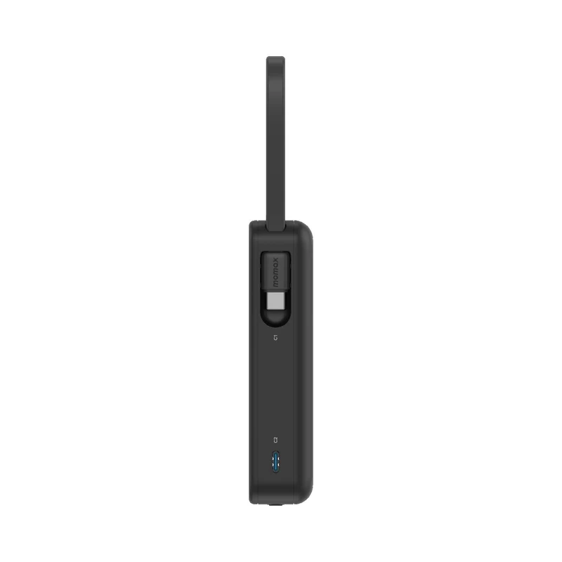 Momax CCC Powerbank 1-Power Vital+ Power Bank 30W 10000mAh With 2 Built-In USB-C Cables