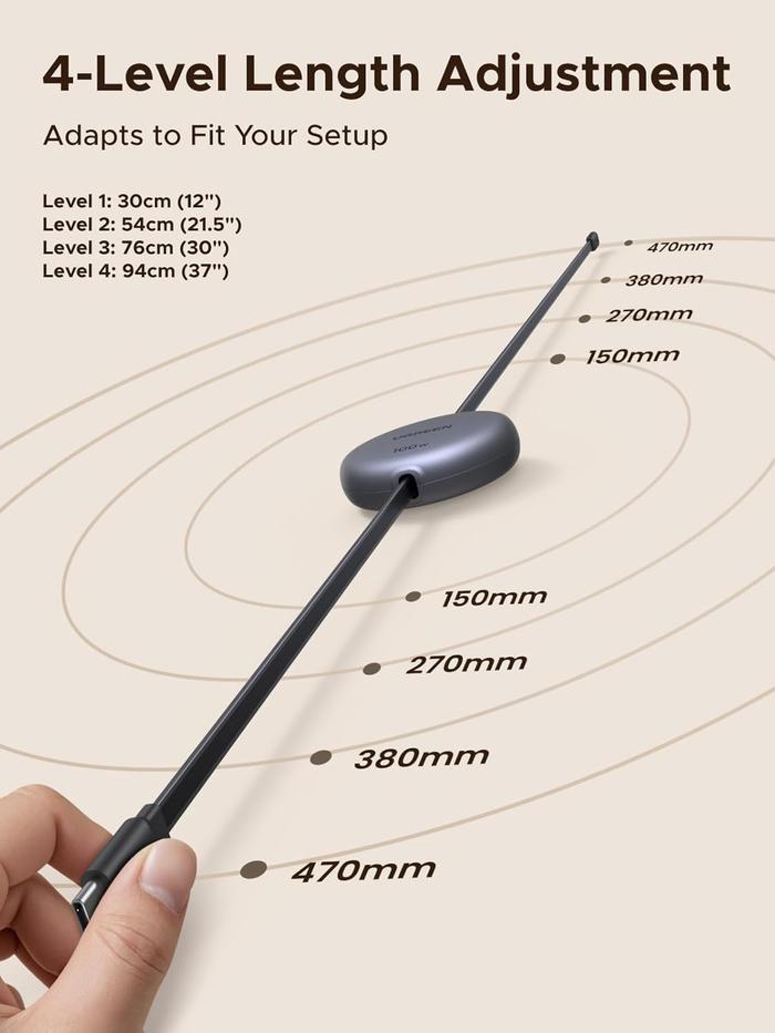 Ugreen Kabel Data USB-C to C 5A 100W Cable Retractable Fast Charging PD PPS SFC