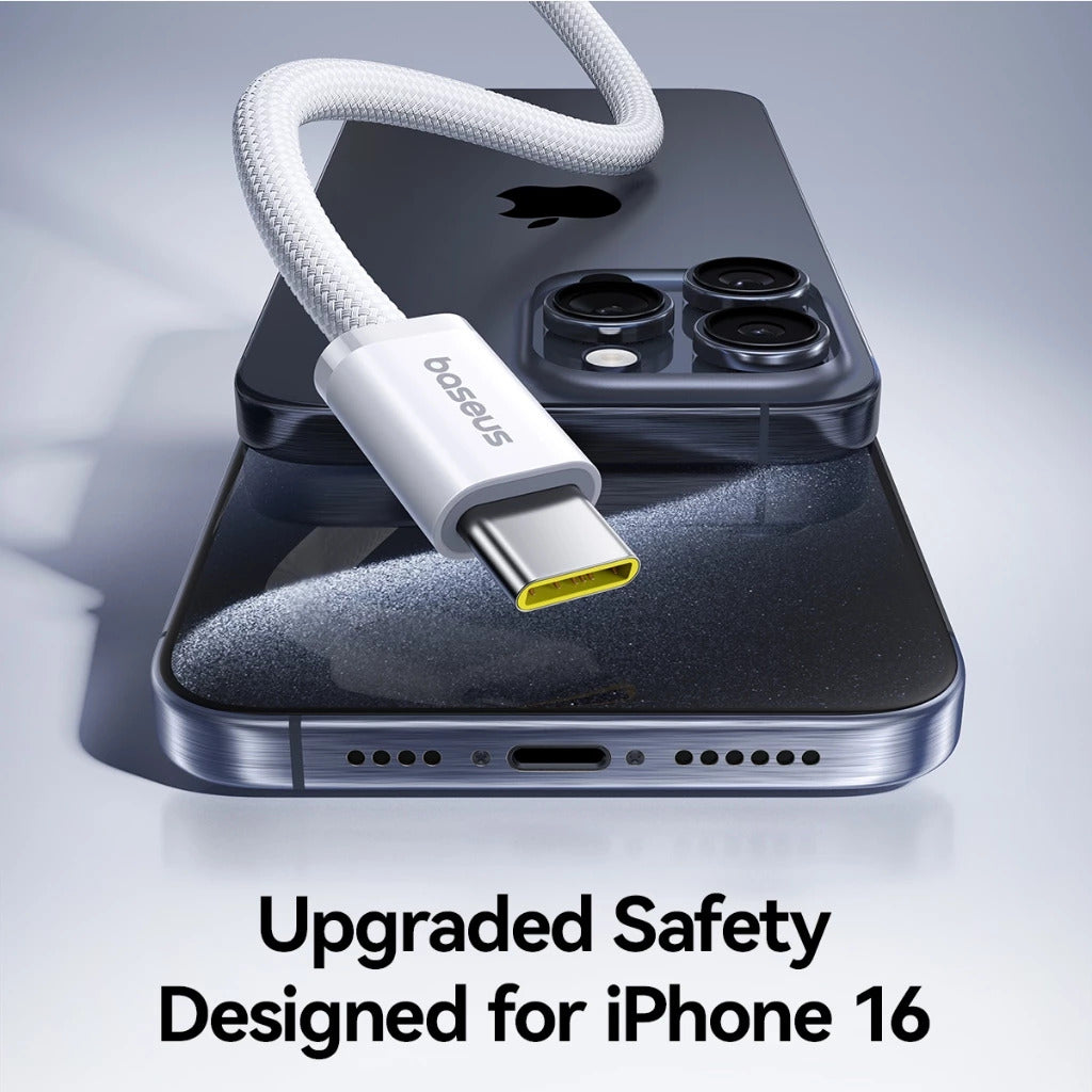 Baseus Dynamic 4 Kabel Data USB-C to USB-C 100W Premium Nylon Braided