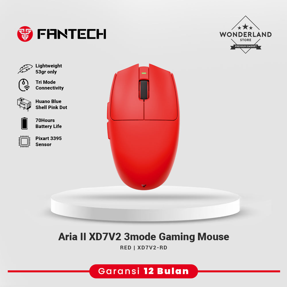Fantech ARIA II XD7E XD7V2 XD7V2P 2nd Gen Mouse Gaming Rechargeable Bluetooth StrikeSpeedPro