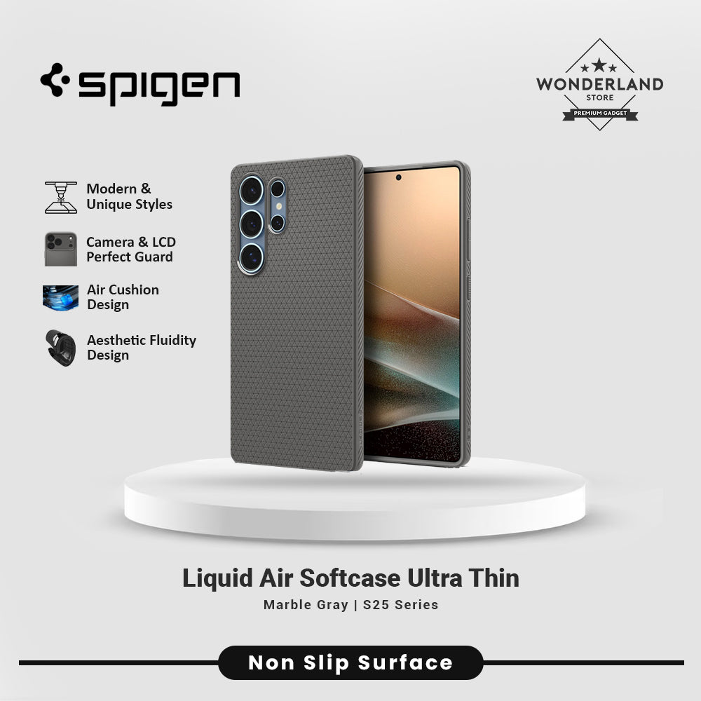 Case for Samsung Galaxy S25 Ultra Plus Edge Spigen Liquid Air SoftCase for Casing S25 Ultra