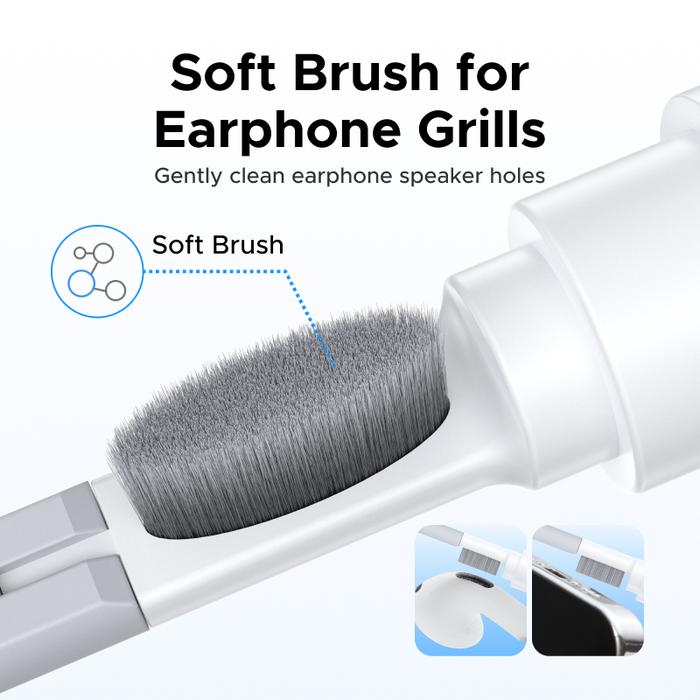Ugreen Cleaner Kit For TWS Earphone Multi-Function Cleaning Pen Soft Brush Flocking Sponge