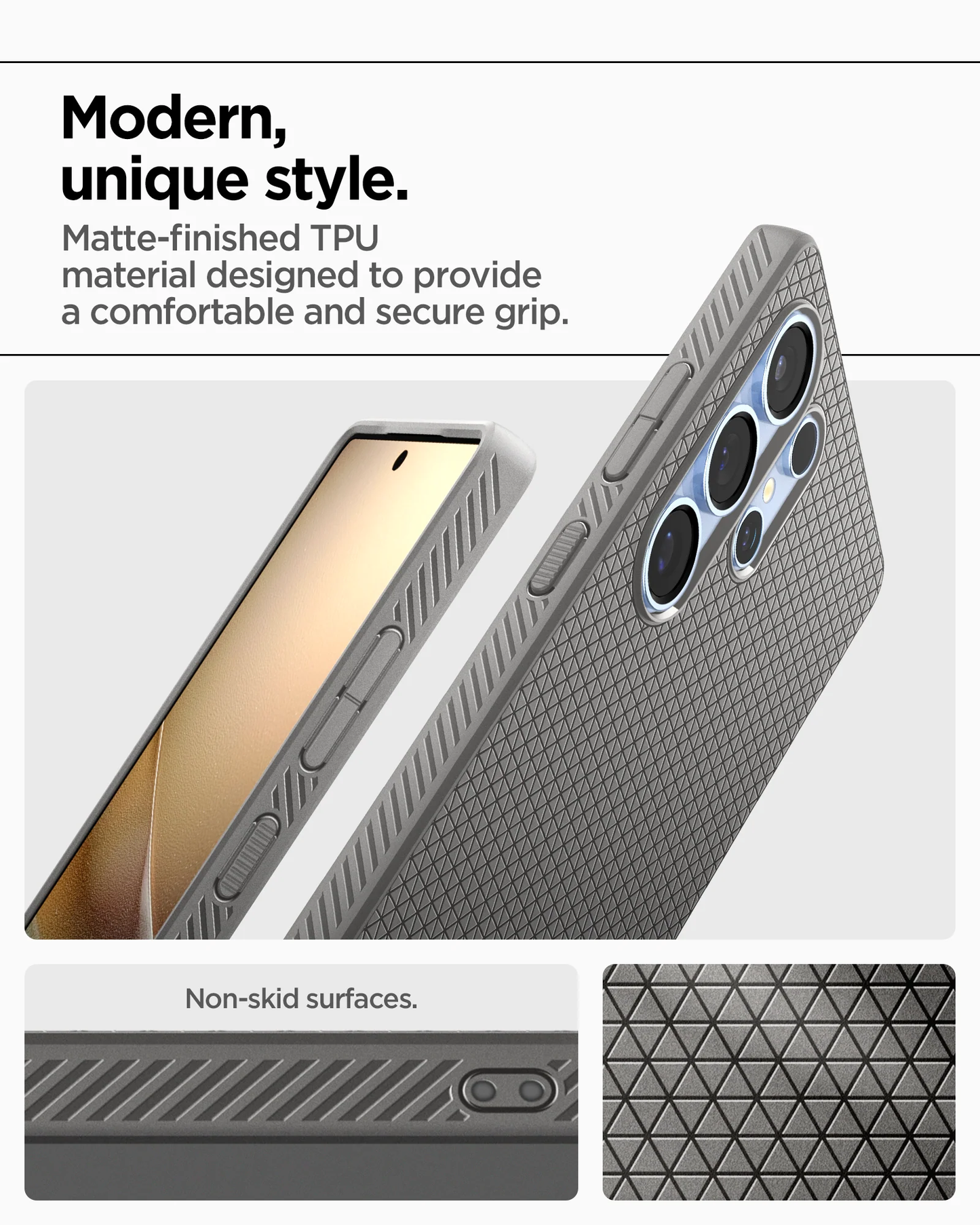 Case for Samsung Galaxy S25 Ultra Plus Edge Spigen Liquid Air SoftCase for Casing S25 Ultra