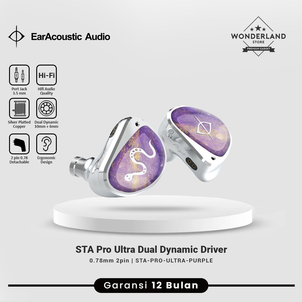 EarAcoustic STA Pro Ultra Dual Magnetic Graphene Diaphragm Driver IEM In Ear Monitor Earphone