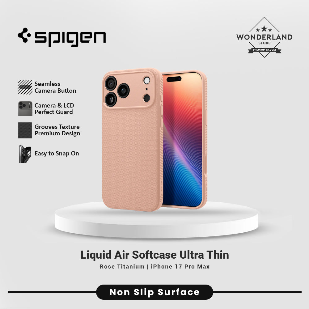 Spigen Case for iPhone 17 Series Liquid Air Softcase Anti Shock Slim Protection Casing