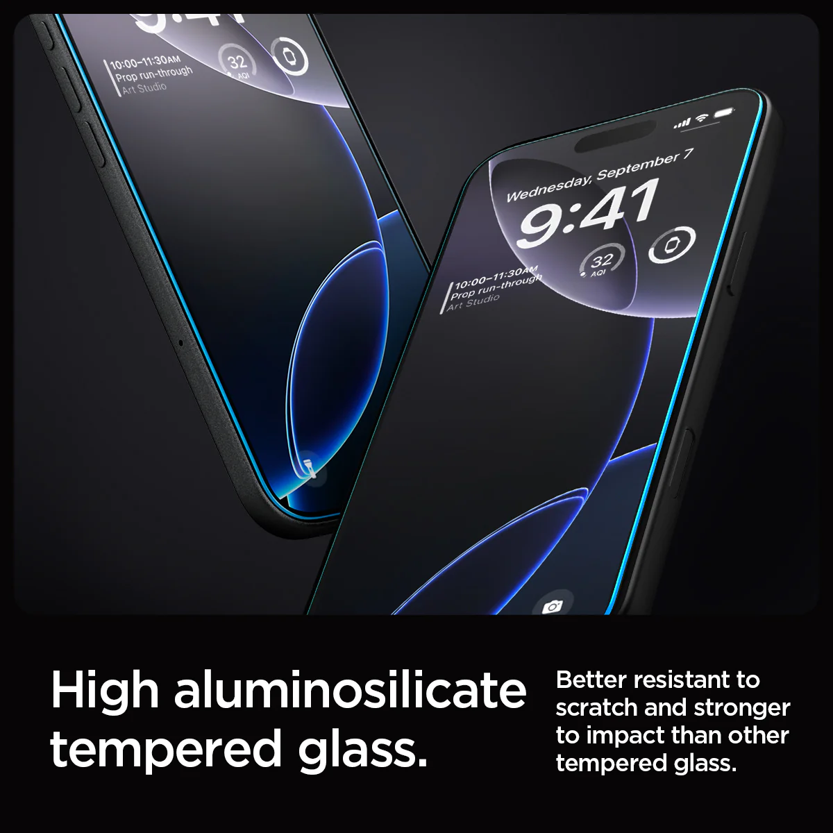 Spigen Tempered Glass iPhone 15 / iPhone 16 Pro Max Air Spigen GlastR EZ Fit Pro HD Clear Privacy