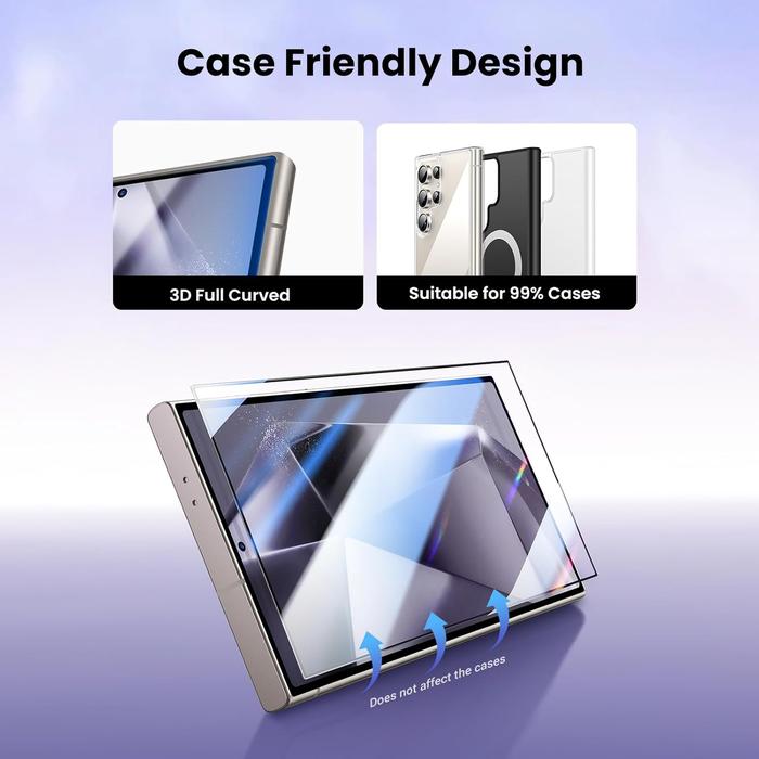 Ugreen Tempered Glass Samsung Galaxy S24 Ultra Full Screen Support Fingerprint Unlocked