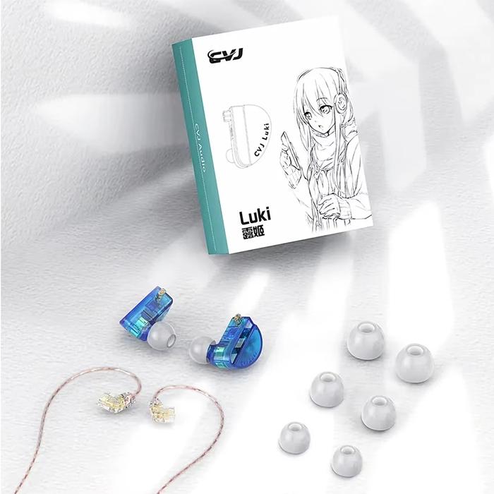 CVJ Luki 10mm Dynamic Driver In Ear Monitor Earphone With Microphone