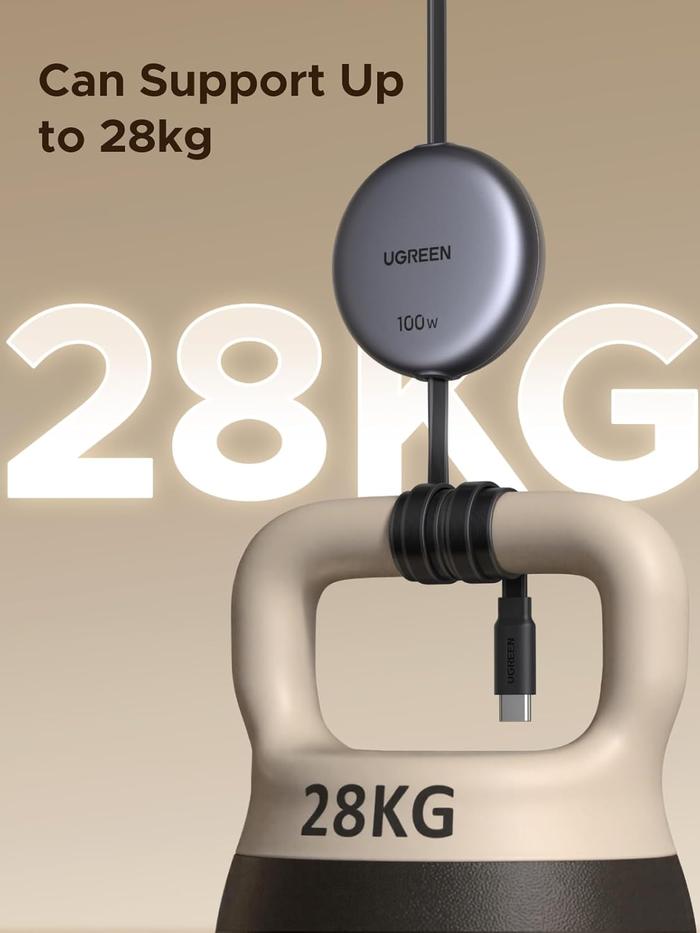 Ugreen Kabel Data USB-C to C 5A 100W Cable Retractable Fast Charging PD PPS SFC