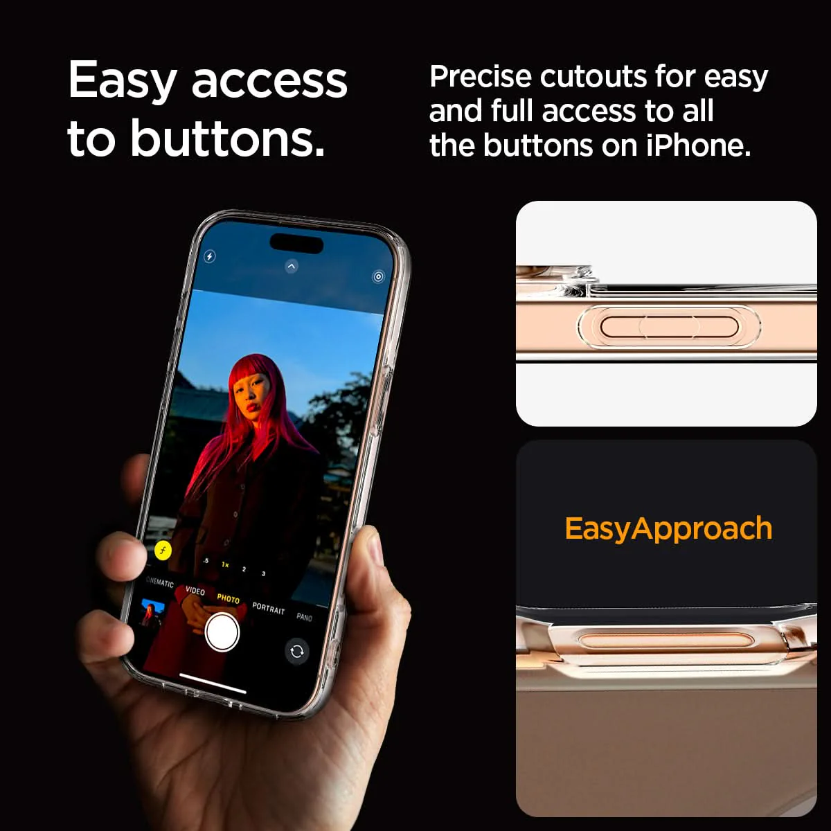 Spigen Case for iPhone 16 Pro Max Series Spigen Ultra Hybrid Neo One MagFit MagSafe Anti Shock