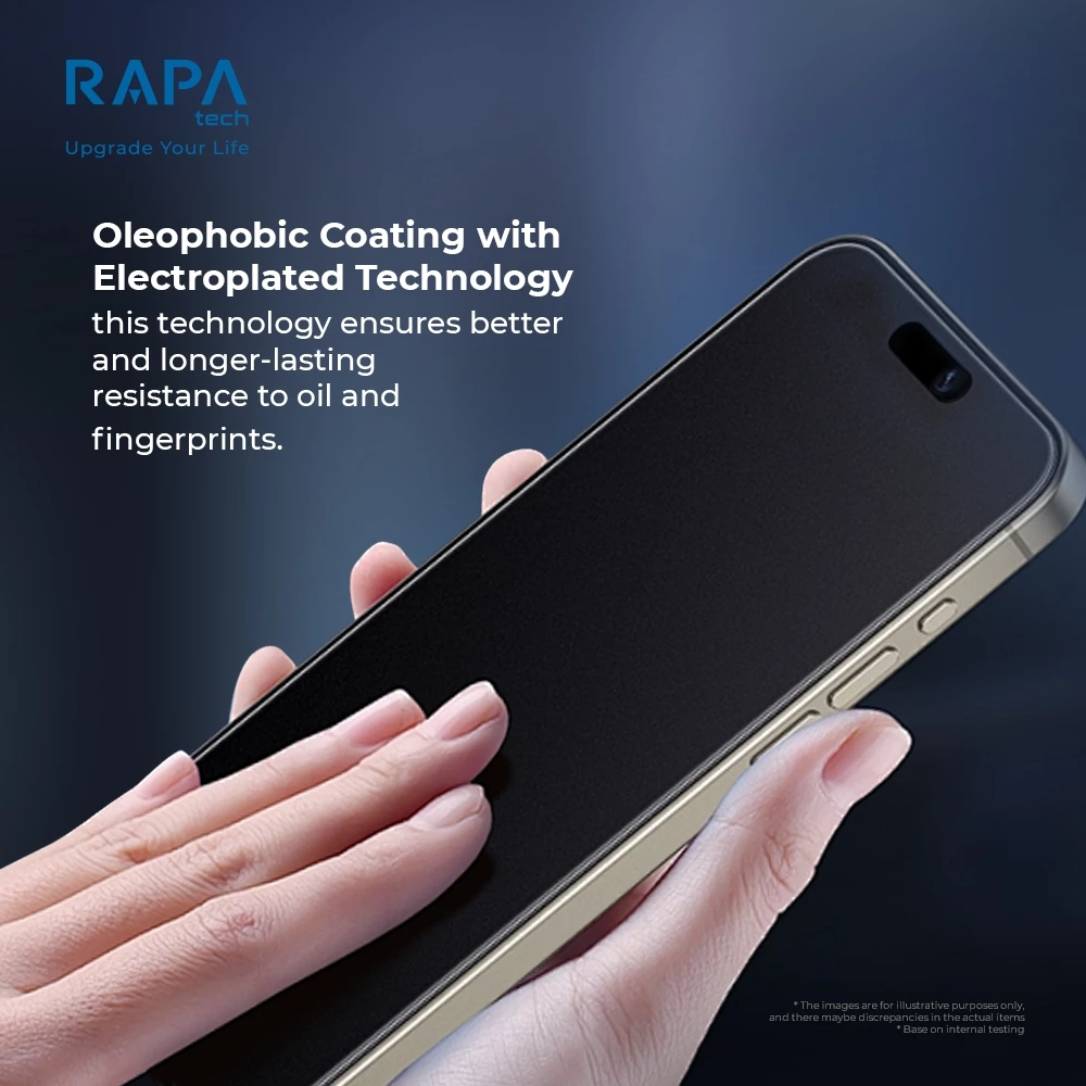 RAPAtech Premium Tempered Glass iPhone 13 13 Pro 14 16E Easy Fit