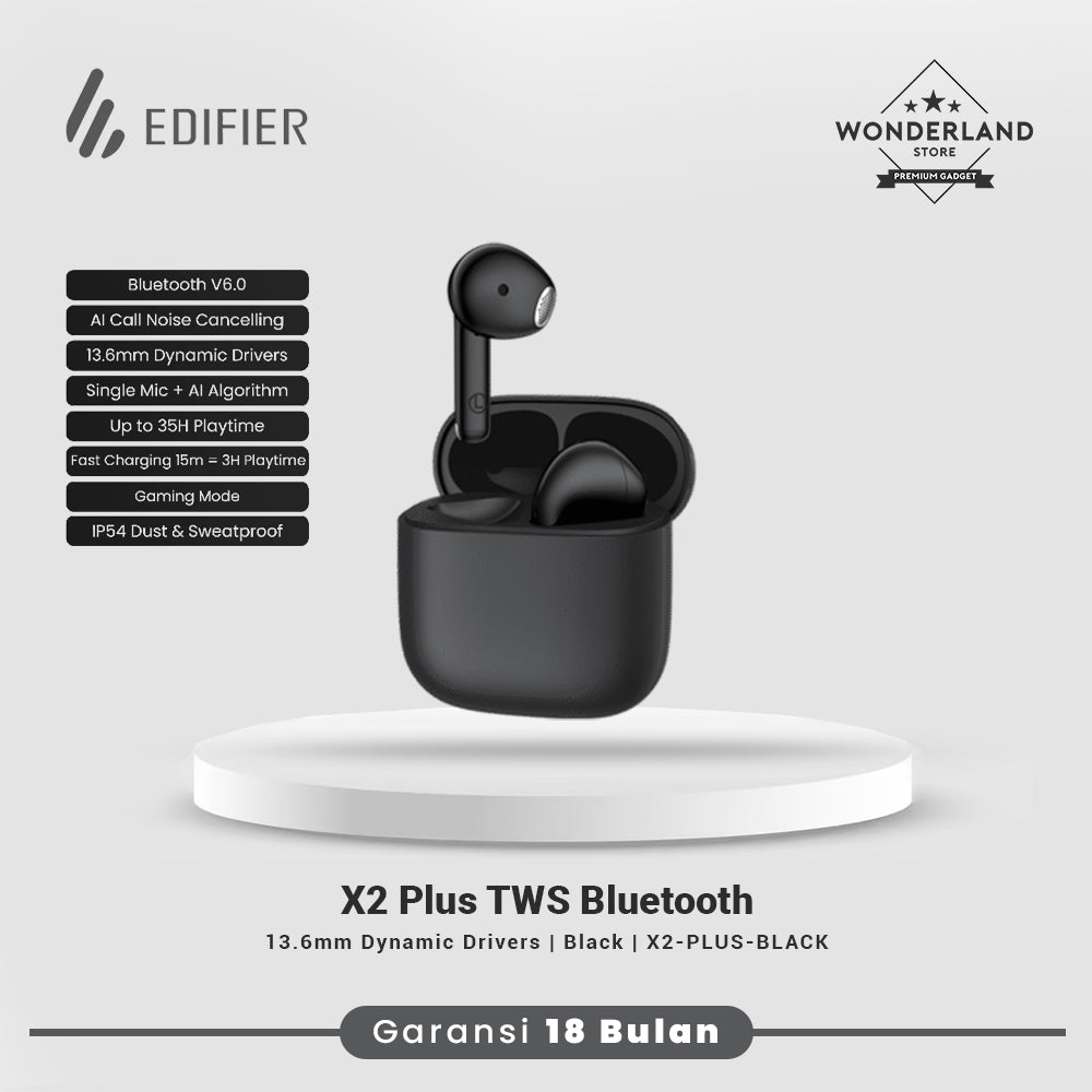Edifier X2 Plus TWS Bluetooth 6.0 True Wireless Earbuds Low Latency IP54