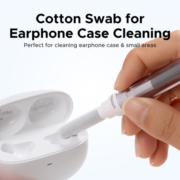 Ugreen Cleaner Kit For TWS Earphone Multi-Function Cleaning Pen Soft Brush Flocking Sponge
