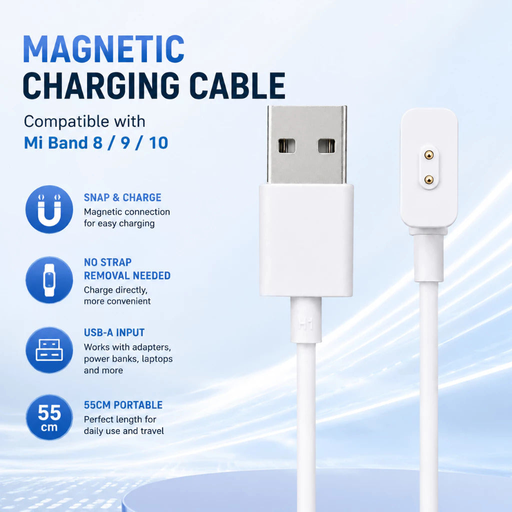 OnPrime Kabel Magnetic Mi Band 8 9 10 Stone Series Magnetic Charging 43171