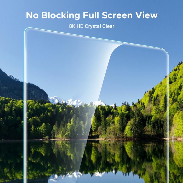 Ugren Tempered Glass HD Screen Protector For Samsung S25 Ultra Full Cover Unlocking Finger (2pcs)