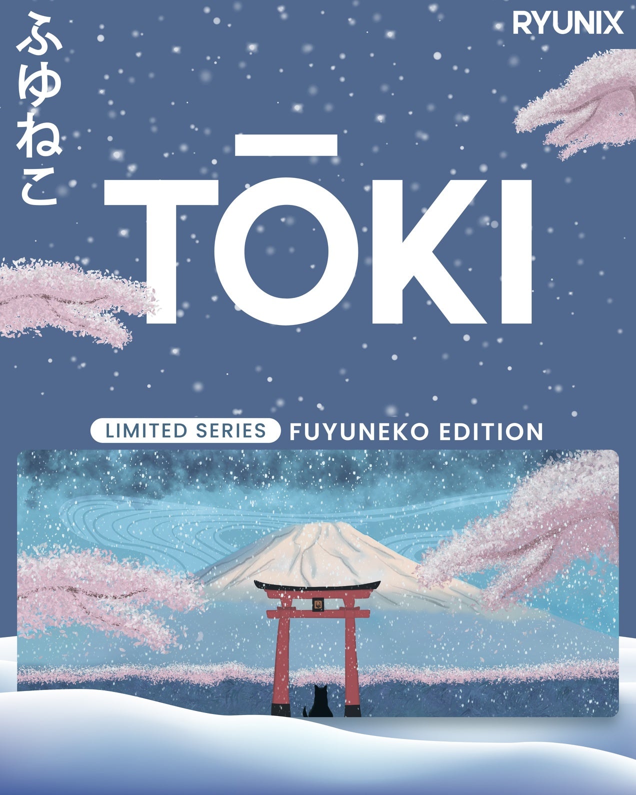 Sades Ryunix Mousepad Deskmat TOKI Limited Series FUYUNEKO EDITION