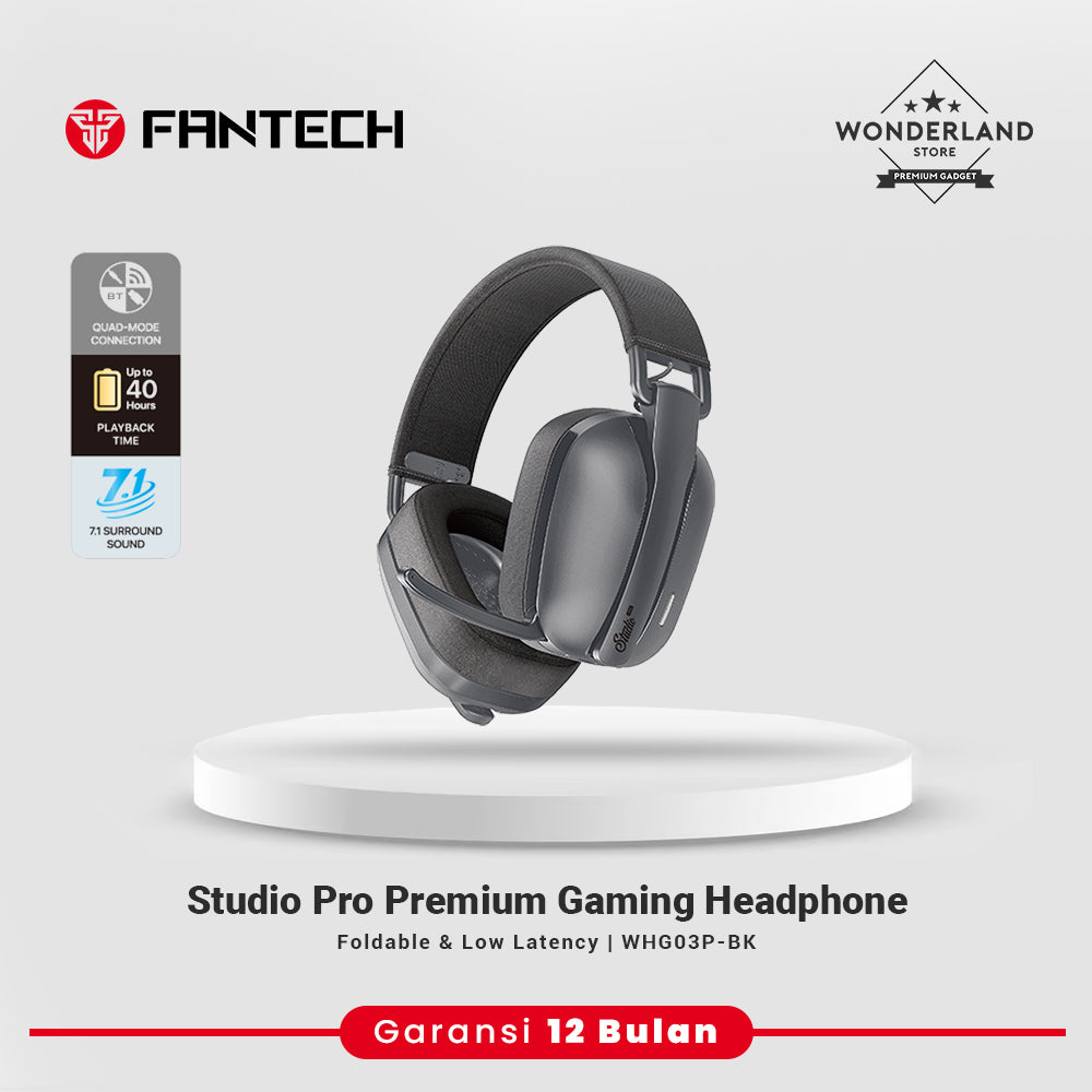 Fantech Studio Pro WHG03P Virtual 7.1 Headset Gaming Wireless Bluetooth
