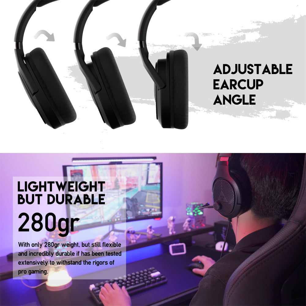 Fantech TRINITY MH88 Headset Gaming PC Kabel Super Bass Headphone 3.5mm Jack
